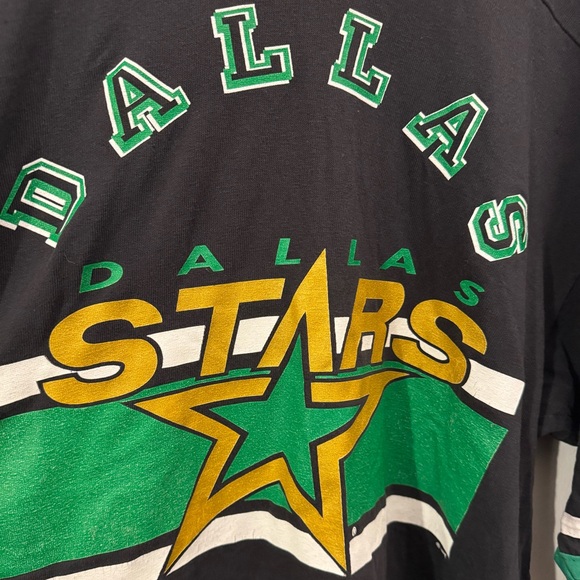 Size L ORIGINAL Russell 90's Dallas Stars Hockey Jersey Shirt! Make Offer! - Picture 4 of 4